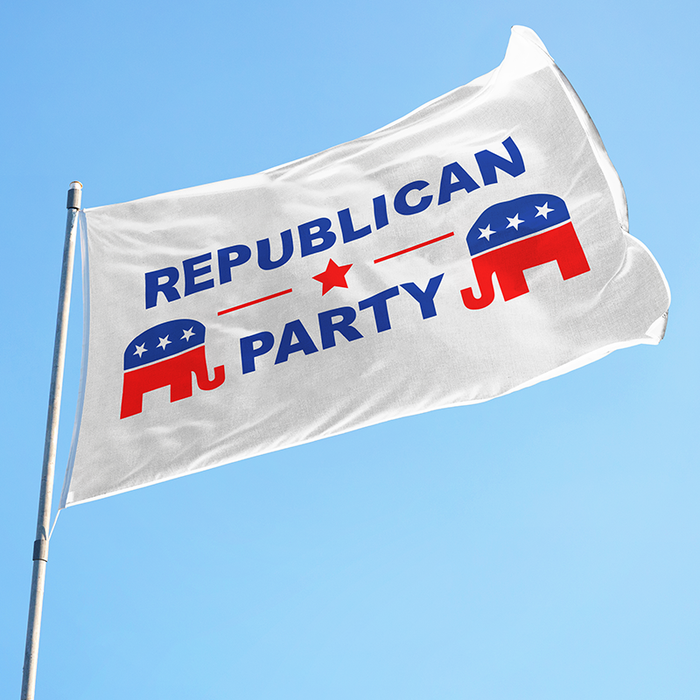 3'x5' Republican Party Polyester Flag - Made in USA
