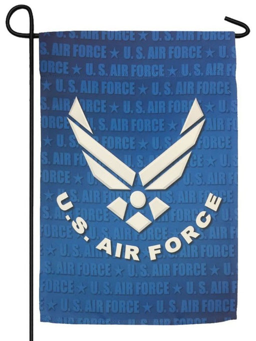us air force flag with wings logo