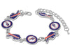 Buffalo Bills Bangle Charm Bracelet