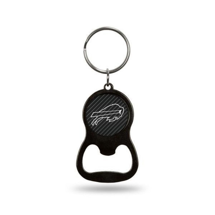 Buffalo Bills Carbon Fiber Bottle Opener Keychain