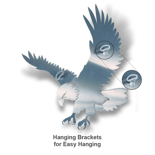Patriotic Eagle Metal Wall Art