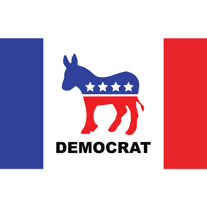 Democrat Stripes Decal - Made in USA