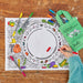 Garden, Grow, Eat! Placemat-To-Go comes with 10 washable markers