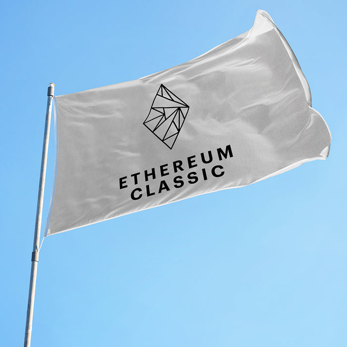 3x5' Ethereum Classic Flag - ETC Diamond - Light - Made in USA