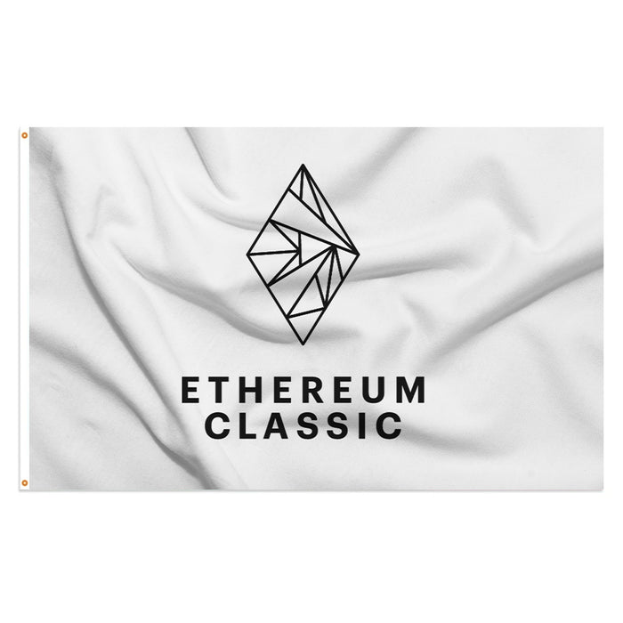 3x5' Ethereum Classic Flag - ETC Diamond - Light - Made in USA