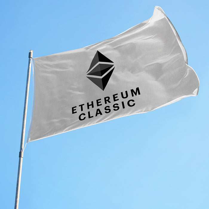 3x5' Ethereum Classic Flag - Official ETC Diamond Logo - Made in USA
