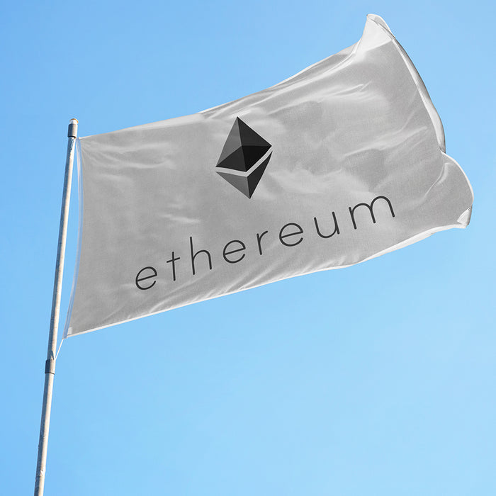 3x5' Ethereum Flag - ETH Portrait - Light - Made in USA