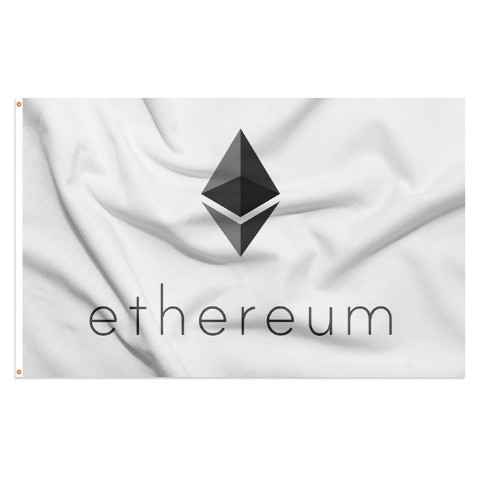3x5' Ethereum Flag - ETH Portrait - Light - Made in USA