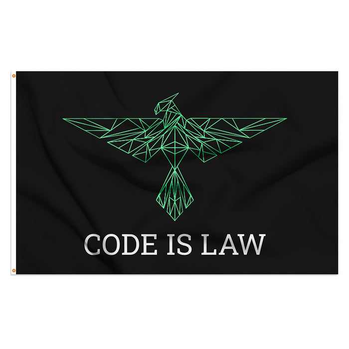 3x5' Ethereum Classic Flag - ETC - Code Is Law - Made in USA