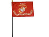 MARINE CORPS STICK FLAG