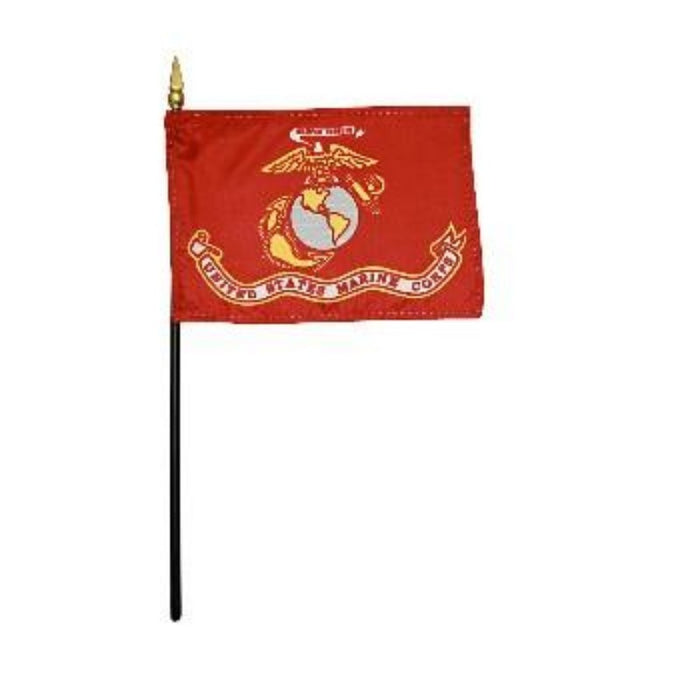MARINE CORPS STICK FLAG