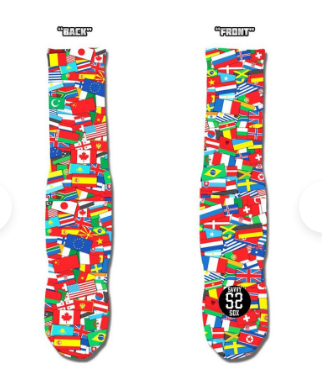 Flags of All Nations Socks