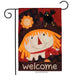 Scarecrow Applique Garden Flag