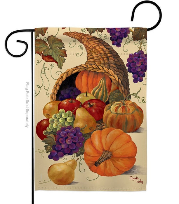 Cornucopia Garden Flag