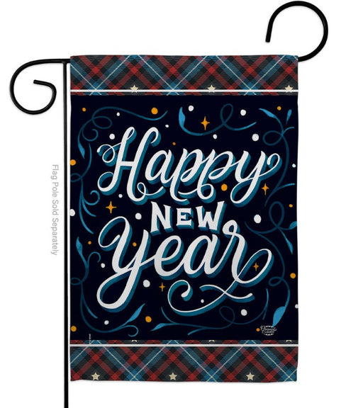Bring New Year Garden Flag
