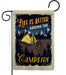 Better Campfire Garden Flag