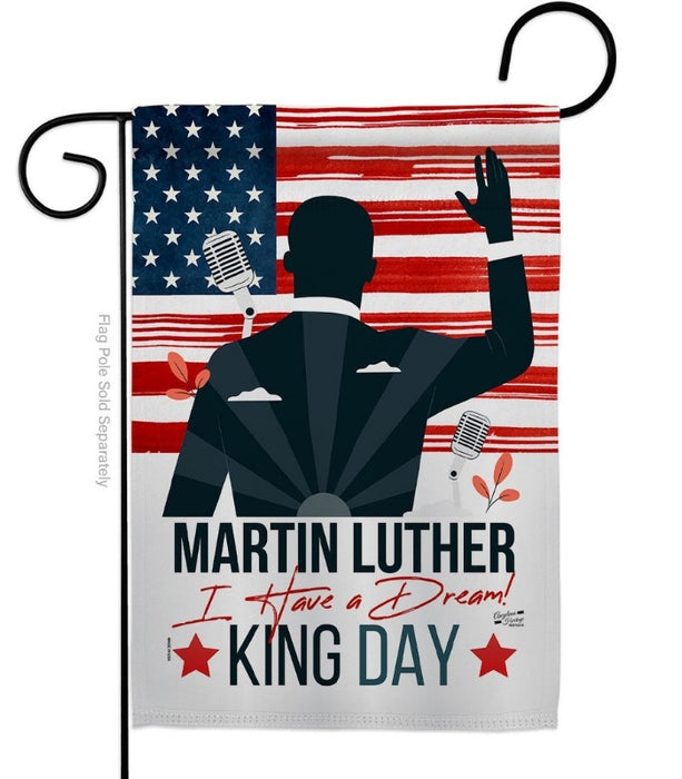 Martin Luther King Day Garden Flag