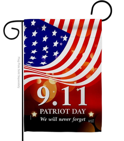 Remember 9/11 Garden Flag