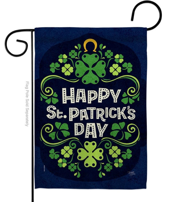 Lucky St. Patrick's Day Garden Flag