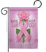Breast Cancer Awareness Garden Flag