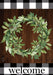 Farmhouse Wreath Banner Flag