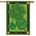 Celtic Shamrocks Decorative Banner Flag