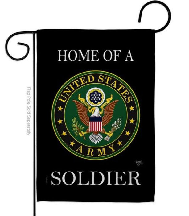 Home of an Army Soldier Garden Flag