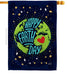 Happy Earth Day Banner Flag, hardware not included