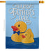 Daddy Yellow Ducky Banner Flag