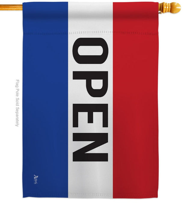 Open Banner Flag