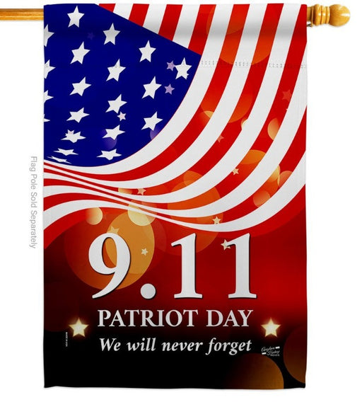 Remember 9/11 Banner Flag