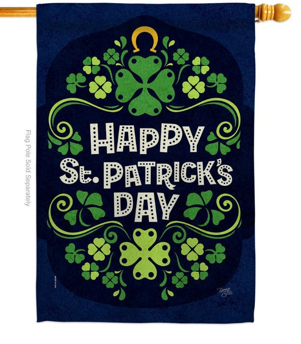 Lucky St. Patrick's Day Banner Flag