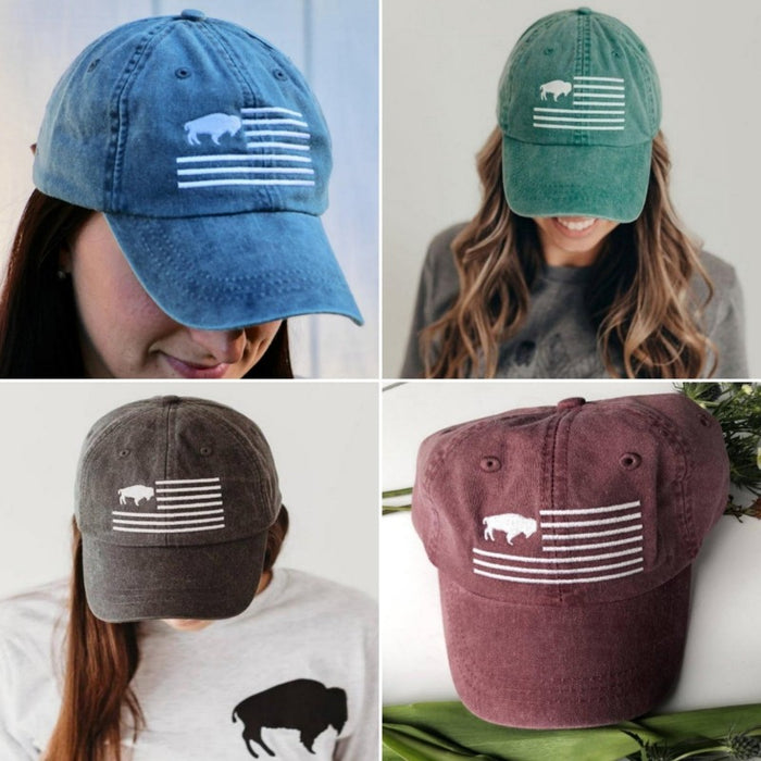 Buffalo flag hat