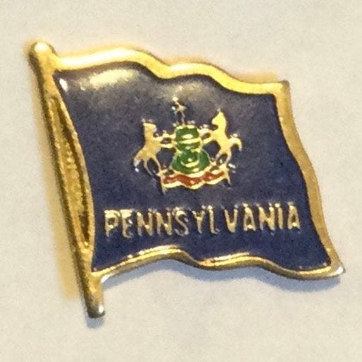 Pennsylvania State Flag Lapel Pin