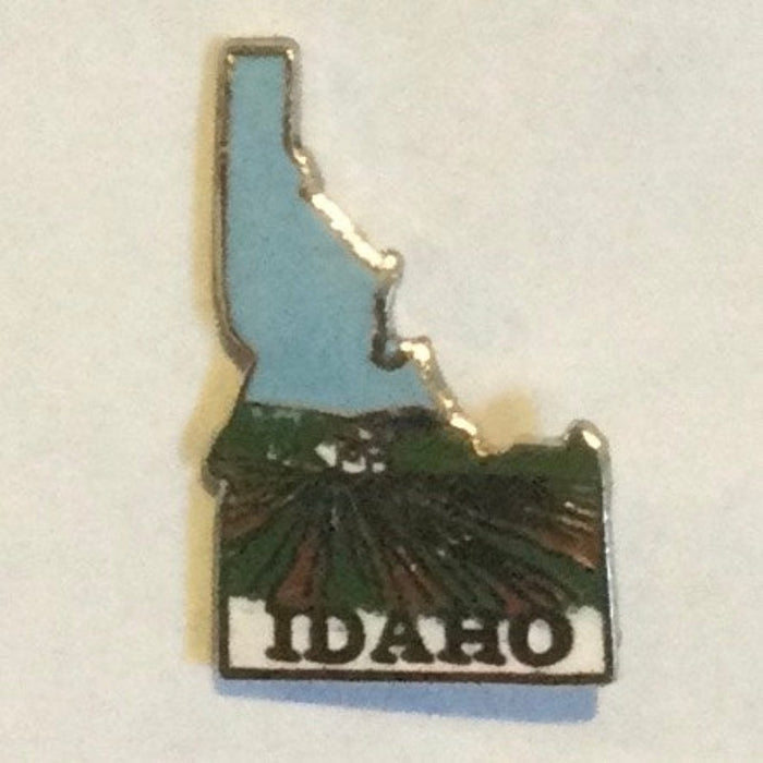 Idaho Map Lapel Pin