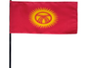 4x6" Kyrgyzstan Stick Flag
