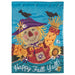 Happy Fall Y'All Scarecrow Applique Garden Flag
