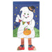 Ghost BOO Crazy Legs Applique Garden Flag