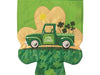U-Pick Clover Truck Burlap Applique Garden Flag