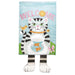 Cat Welcome Crazy Legs Applique Garden Flag