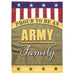PROUD TO BE AN ARMY FAMILY Double Applique Garden Flag