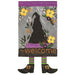 Welcome Witch Crazy Legs Applique Garden Flag