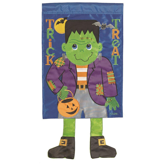Frankenstein Crazy Legs Garden Flag