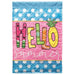 Pineapple Hello Summer Garden Flag