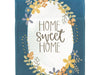 Home Sweet Home Floral Print Banner Flag