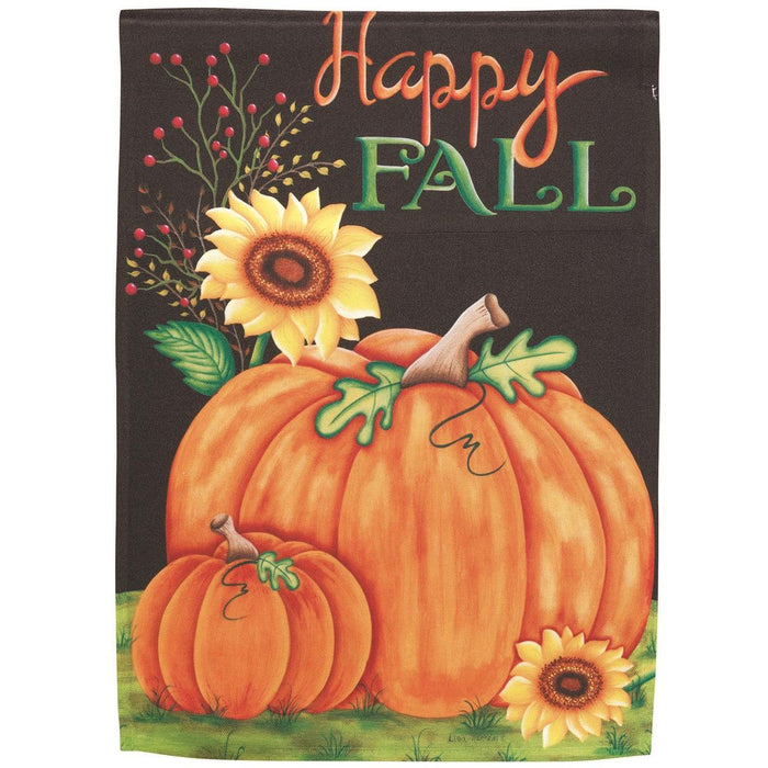 Happy Fall Pumpkins Garden Flag