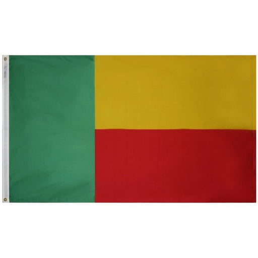 green yellow and red block flag
