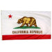 white flag with a grizzly bear icon and the words "california republic"