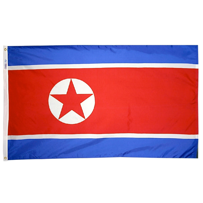 North Korea Nylon Flag