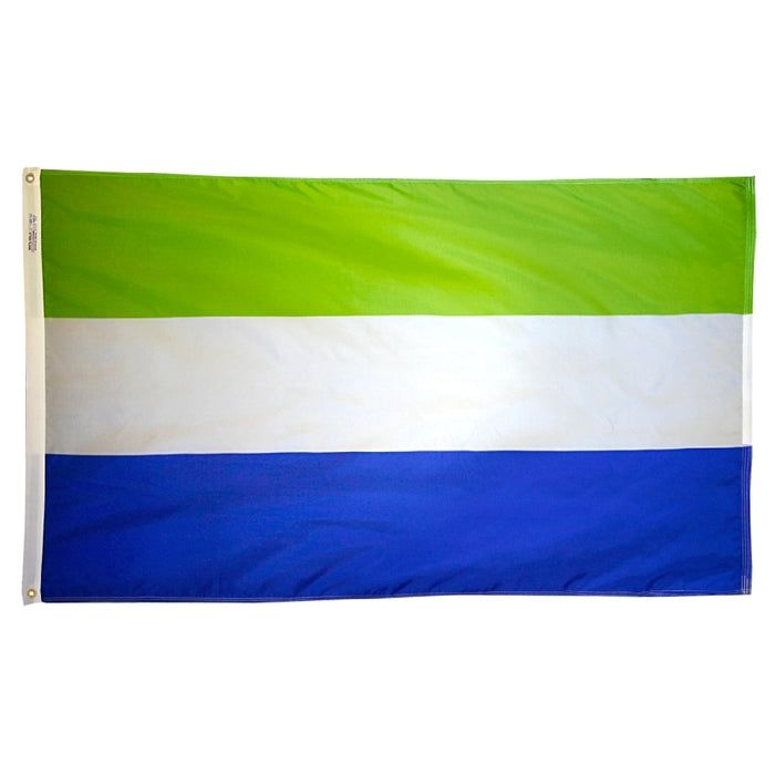Sierra Leone Nylon Flag